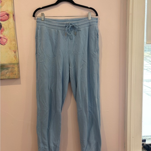 aerie Pants - Aerie Sky Blue Knit Sweatpants